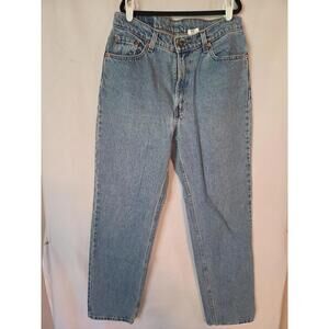 Levi's Vintage Jeans 512 Slim Fit Red Tab Tapered Leg 12 Reg Med Wash DENIM